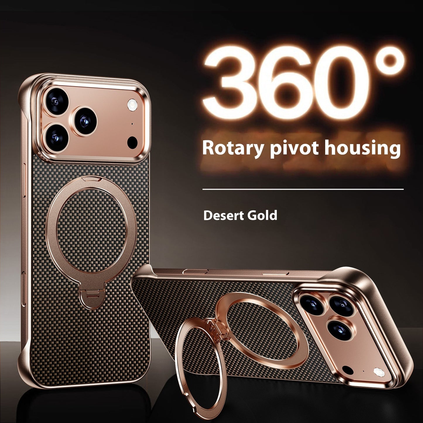 Suitable For 171615Promax Aramid Fiber  Bracket Frameless Phone Case