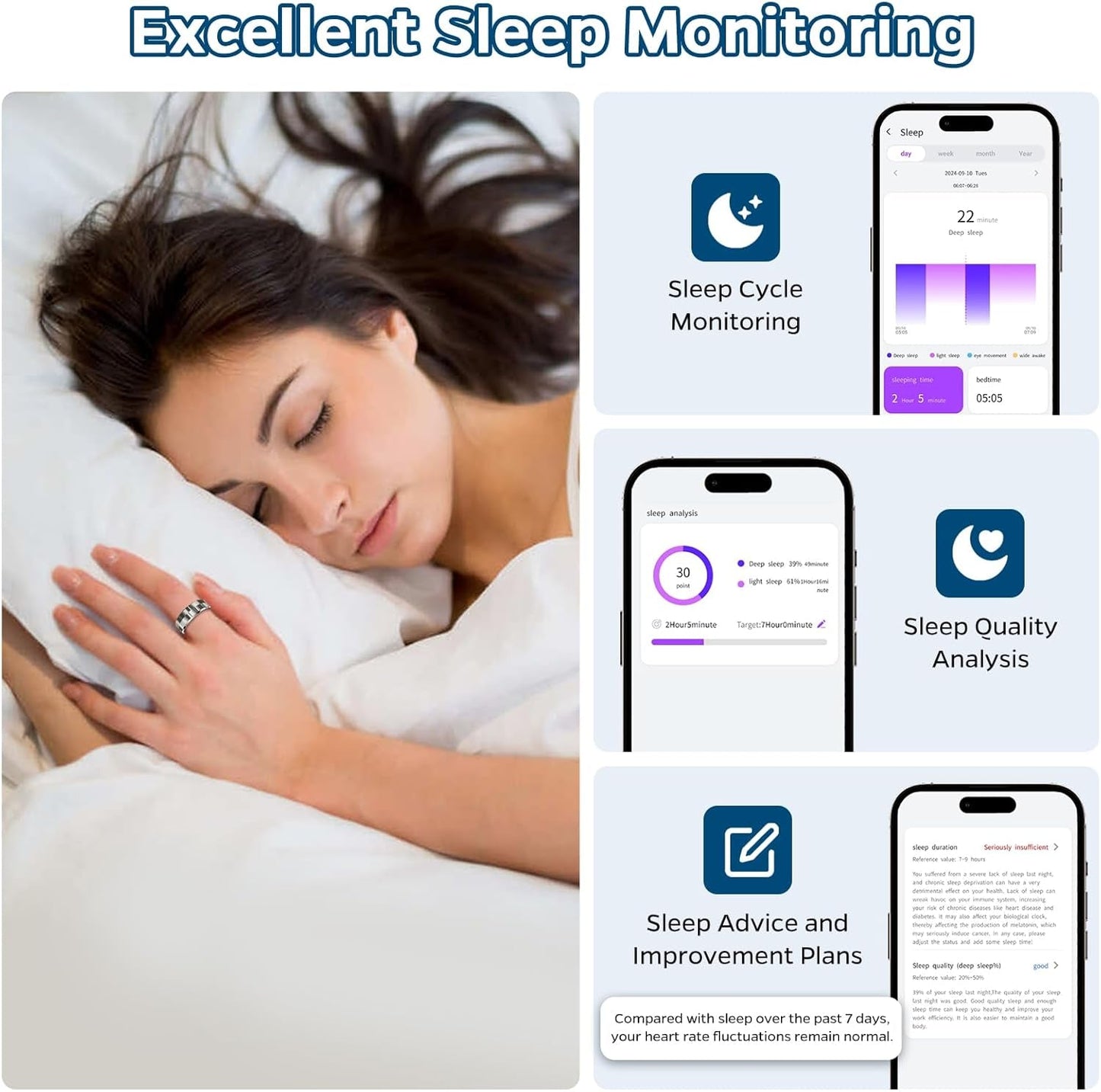 Smart Health Ring – Sleep & Fitness Tracker - Treasure Mementos